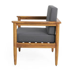 Poltrona Magnolia da esterno in legno di acacia (set da 2) di Christopher Knight Home