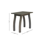 Set Sedia a Dondolo e Tavolino Christopher Knight Home Arcadia in Legno di Acacia per Esterni