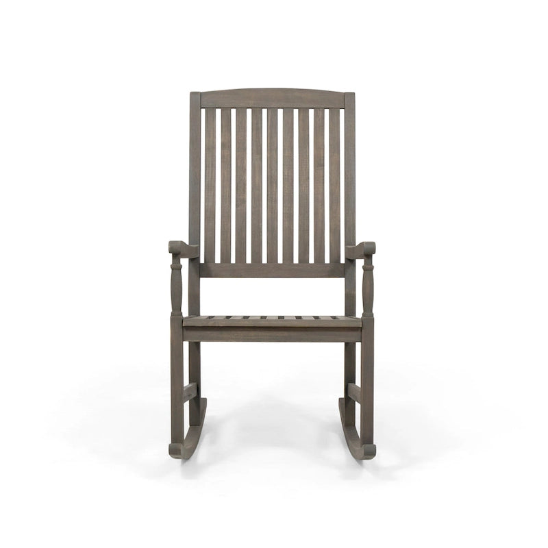Set Sedia a Dondolo e Tavolino Christopher Knight Home Arcadia in Legno di Acacia per Esterni