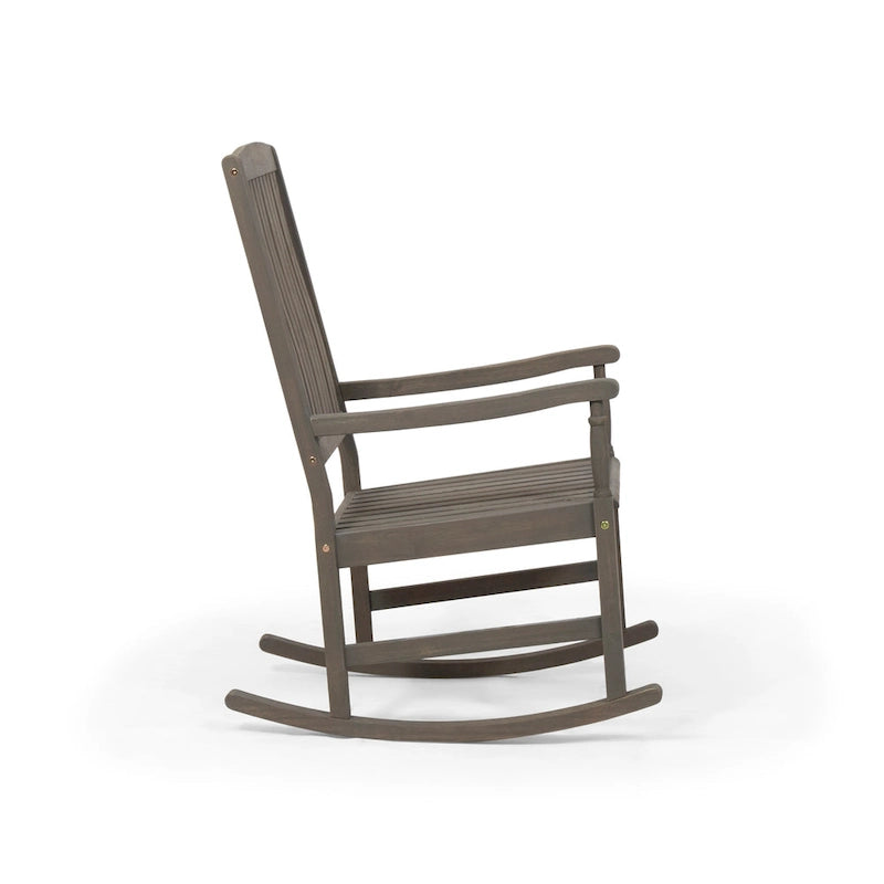 Set Sedia a Dondolo e Tavolino Christopher Knight Home Arcadia in Legno di Acacia per Esterni