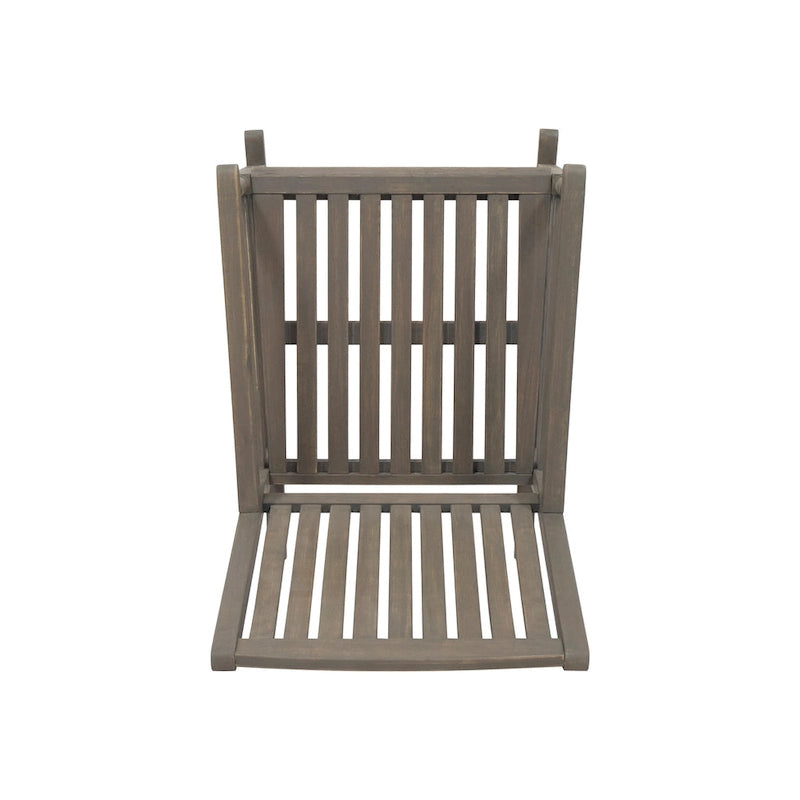 Set Sedia a Dondolo e Tavolino Christopher Knight Home Arcadia in Legno di Acacia per Esterni