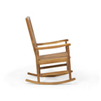 Set Sedia a Dondolo e Tavolino Christopher Knight Home Arcadia in Legno di Acacia per Esterni