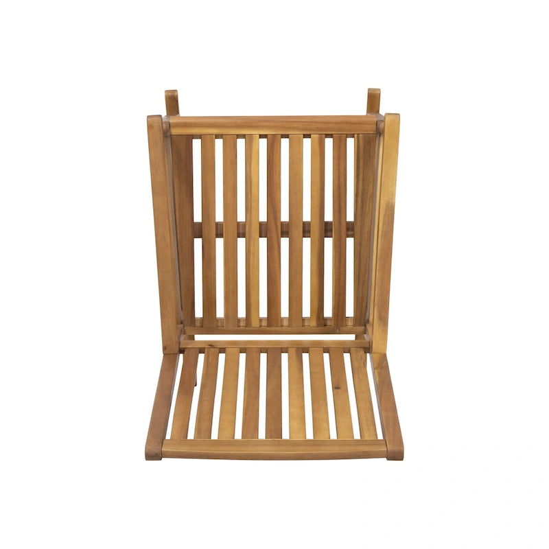 Set Sedia a Dondolo e Tavolino Christopher Knight Home Arcadia in Legno di Acacia per Esterni