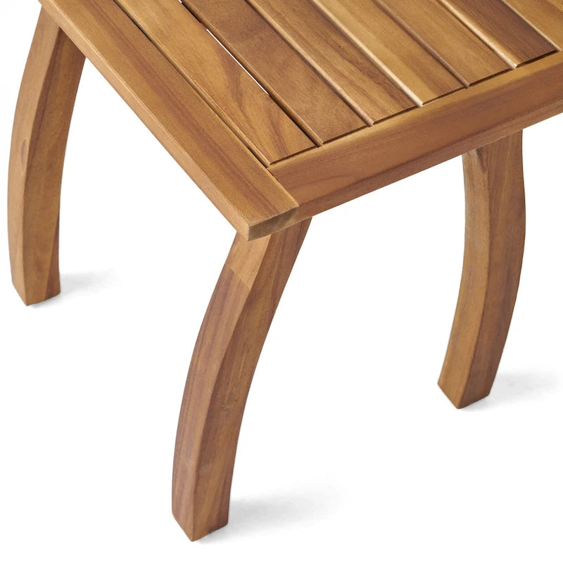 Set Sedia a Dondolo e Tavolino Christopher Knight Home Arcadia in Legno di Acacia per Esterni