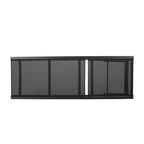Set di due chaise longue da esterno Modesta in alluminio con tavolino a C di Christopher Knight Home