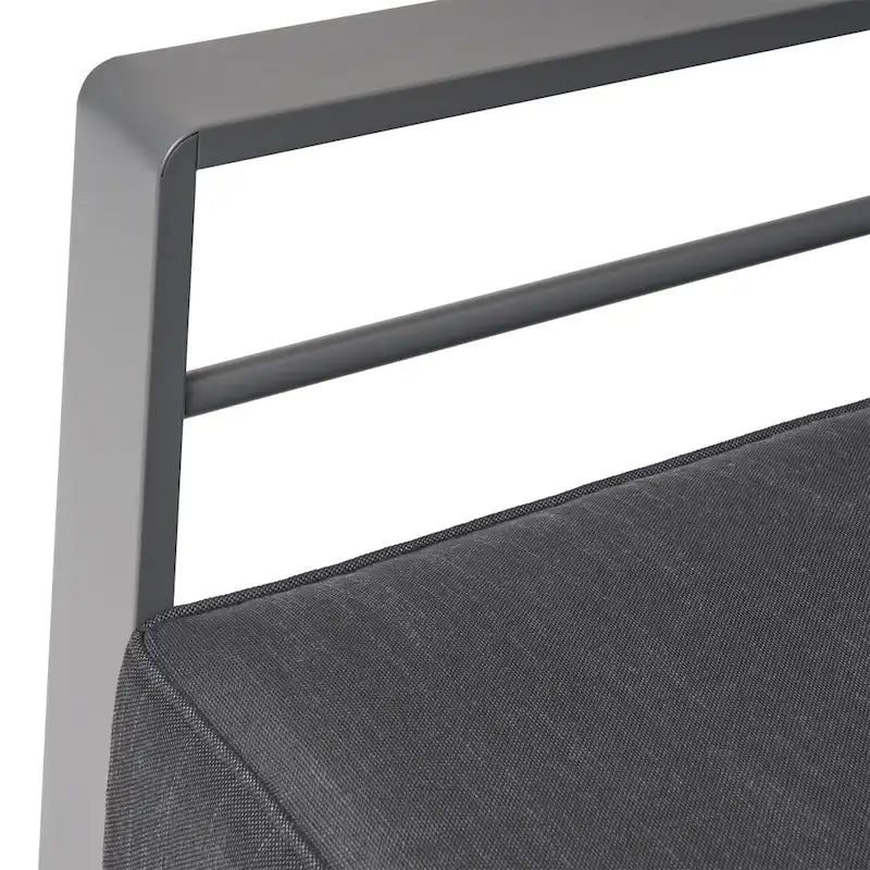 Set da Salotto da Esterno a 3 Pezzi in Alluminio Cape Coral con Cuscini di Christopher Knight Home
