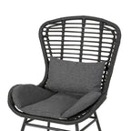 Poltrone da club in vimini per esterni La Habra (set di 2) di Christopher Knight Home