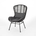 Poltrone da club in vimini per esterni La Habra (set di 2) di Christopher Knight Home