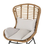 Poltrone da club in vimini per esterni La Habra (set di 2) di Christopher Knight Home