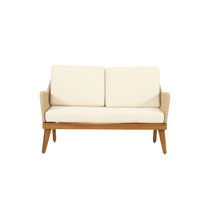 Set da conversazione Annisa da esterno in legno di acacia di Christopher Knight Home