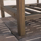 Set da conversazione da patio in legno di acacia a 4 pezzi Caydon di Christopher Knight Home