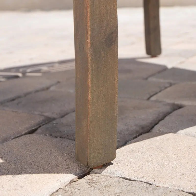 Set da conversazione da patio in legno di acacia a 4 pezzi Caydon di Christopher Knight Home