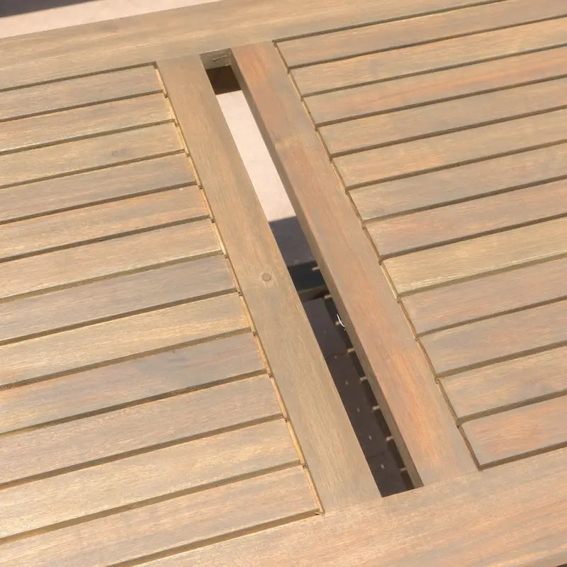 Set da conversazione da patio in legno di acacia a 4 pezzi Caydon di Christopher Knight Home