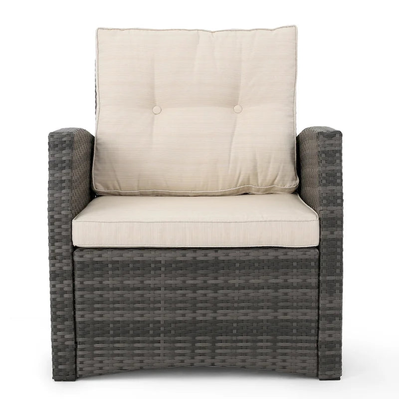 Sedie club da esterno Sanger Wicker con cuscini di Christopher Knight Home
