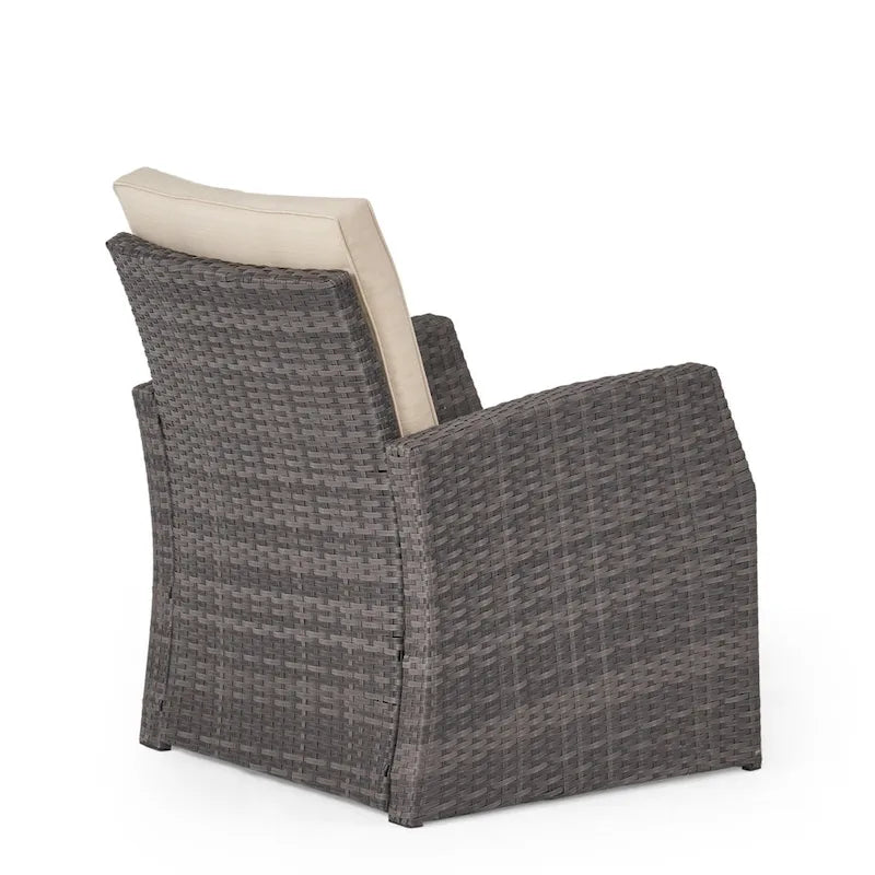 Sedie club da esterno Sanger Wicker con cuscini di Christopher Knight Home