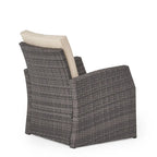 Sedie club da esterno Sanger Wicker con cuscini di Christopher Knight Home