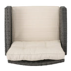 Sedie club da esterno Sanger Wicker con cuscini di Christopher Knight Home