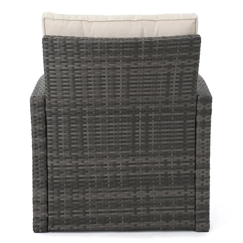 Sedie club da esterno Sanger Wicker con cuscini di Christopher Knight Home