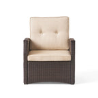 Sedie club da esterno Sanger Wicker con cuscini di Christopher Knight Home