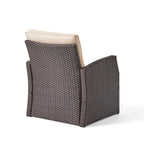 Sedie club da esterno Sanger Wicker con cuscini di Christopher Knight Home