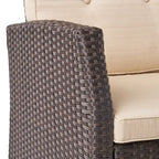 Sedie club da esterno Sanger Wicker con cuscini di Christopher Knight Home