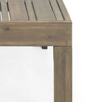 Set divanetto e tavolino da caffè Linwood in legno di acacia e vimini con cuscini per esterni di Christopher Knight Home