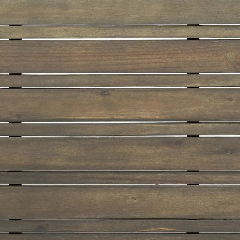 Set divanetto e tavolino da caffè Linwood in legno di acacia e vimini con cuscini per esterni di Christopher Knight Home