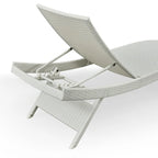 Chaise longue in vimini per tutte le stagioni - Set da 2