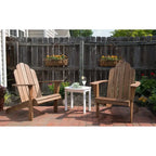 Chaise Adirondack Gavil d'extérieur marron naturel