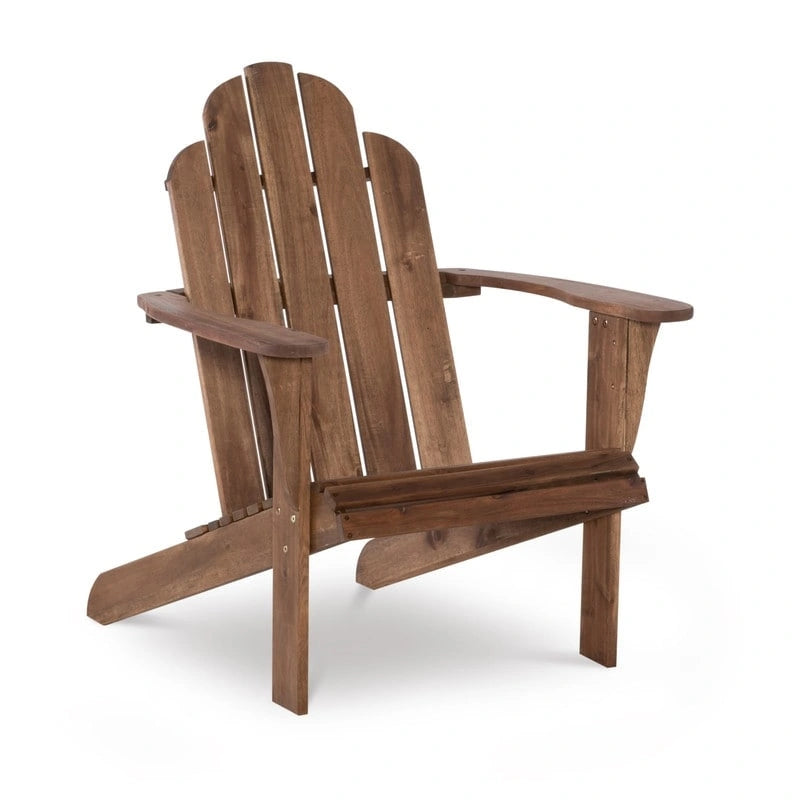 Chaise Adirondack Gavil d'extérieur marron naturel