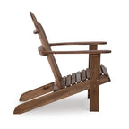 Chaise Adirondack Gavil d'extérieur marron naturel