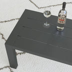 Divano da esterno in alluminio Homestyles Grayton con sedie a sdraio e tavolino da caffè - 81 x 26 x 29
