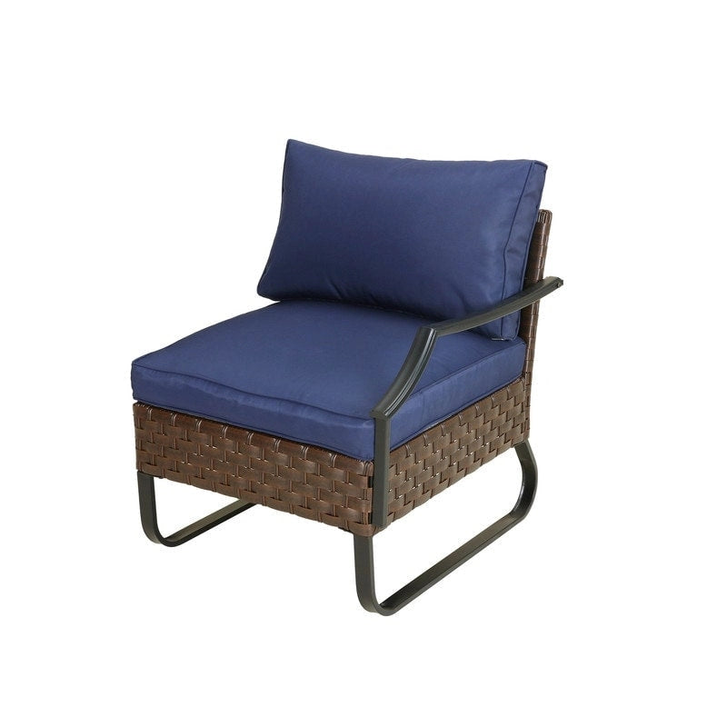 Sedia da esterno con bracciolo sinistro U-Leg Collection Patio Festival