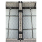 Set Divano LSI Outdoor 10 Pezzi Blu Marino Sunbrella con Cuscini