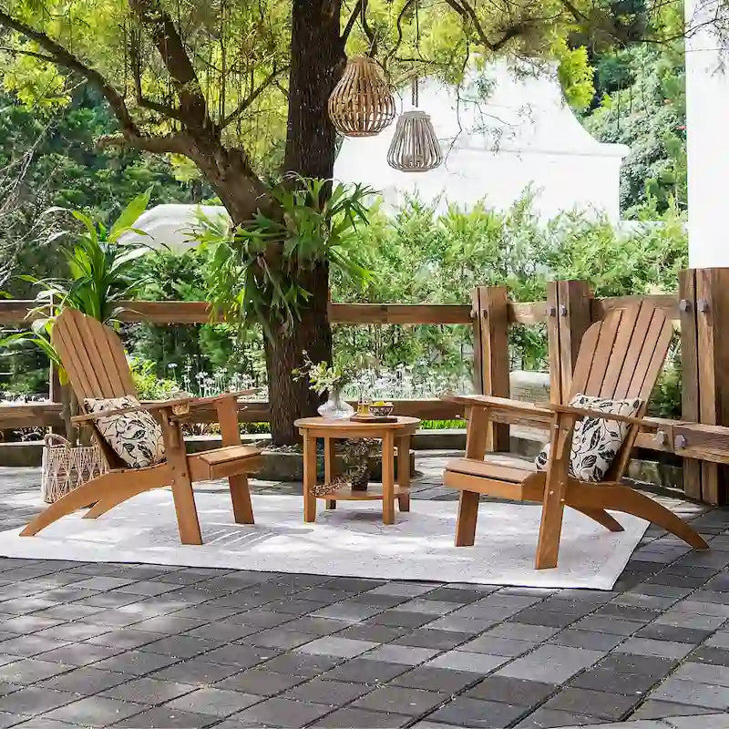 Cambridge Casual Sherwood Set di 3 Mobili da Salotto Adirondack in Teak