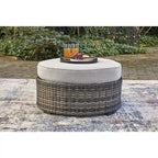 Signature Design by Ashley Harbor Court Ottoman with Cushion - 32W x 32D x 20H