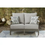 Divanetto da esterno Visola in polietilene all weather con cuscini Signature Design by Ashley