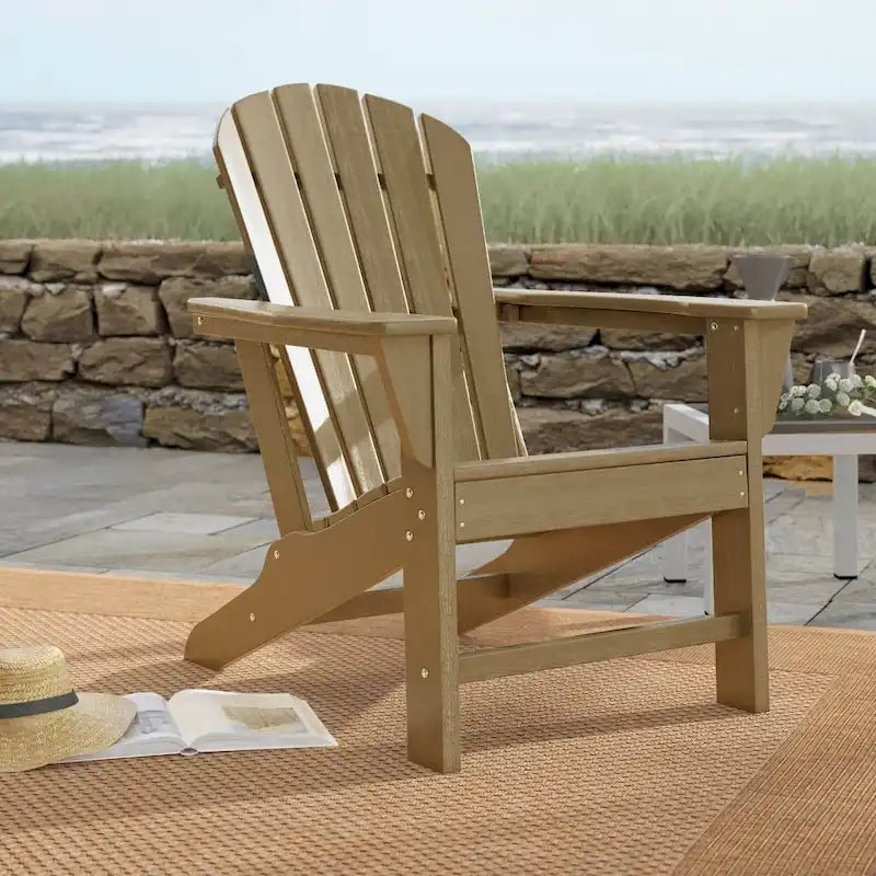 Sedia Adirondack in plastica riciclata Polydun