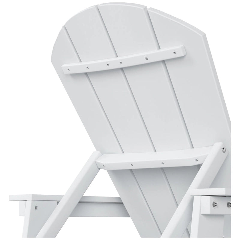Polytrends Laguna Chaise longue inclinable d'extérieur en PEHD toutes saisons avec bras et roues (Lot de 2)