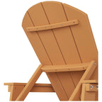 Polytrends Laguna Chaise longue inclinable d'extérieur en PEHD toutes saisons avec bras et roues (Lot de 2)