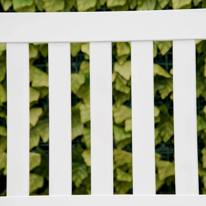 Banc de jardin à bascule Outsunny, balancelle deux places d'extérieur avec cadre en bois