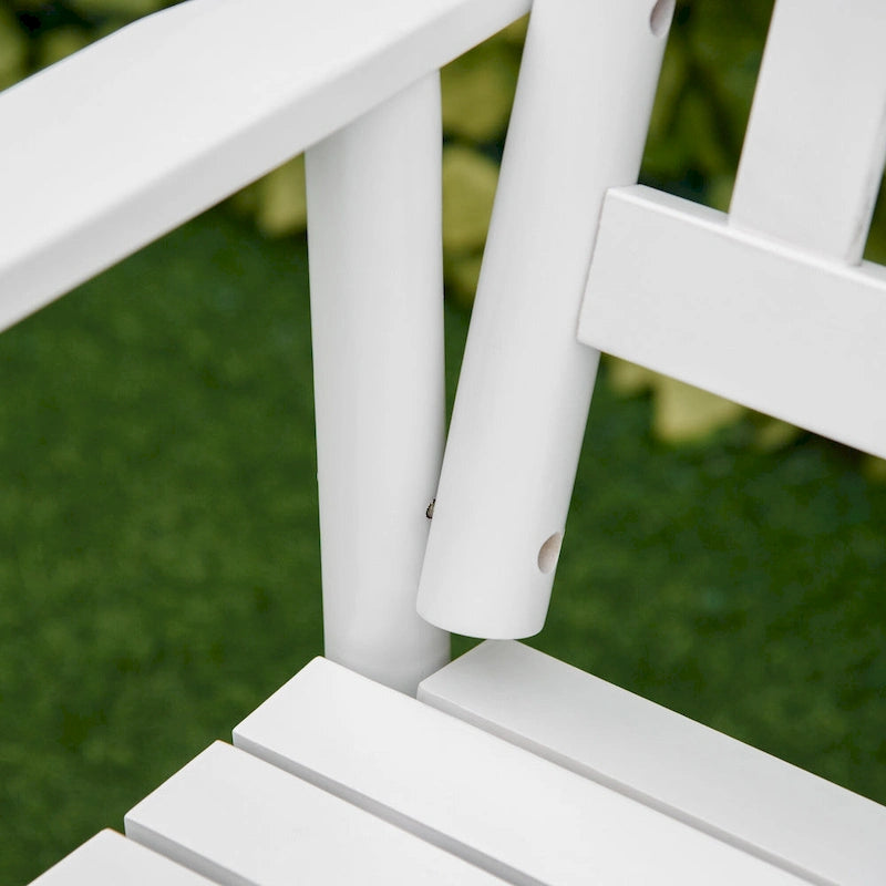 Banc de jardin à bascule Outsunny, balancelle deux places d'extérieur avec cadre en bois