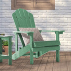 Chaise de jardin Adirondack en similicuir HIPS aspect bois de BONOSUKI