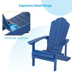 BONOSUKI Sedie Adirondack da Giardino Resistenti alle Intemperie (Set da 2)