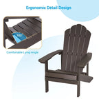 BONOSUKI Sedie Adirondack da Giardino Resistenti alle Intemperie (Set da 2)