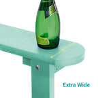 BONOSUKI Sedie Adirondack da Giardino Resistenti alle Intemperie (Set da 2)