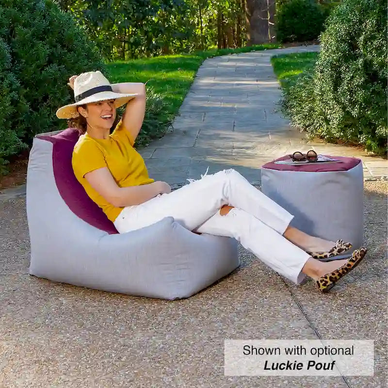 Poltrona a sacco da esterno Jaxx Juniper Sunbrella Fabric