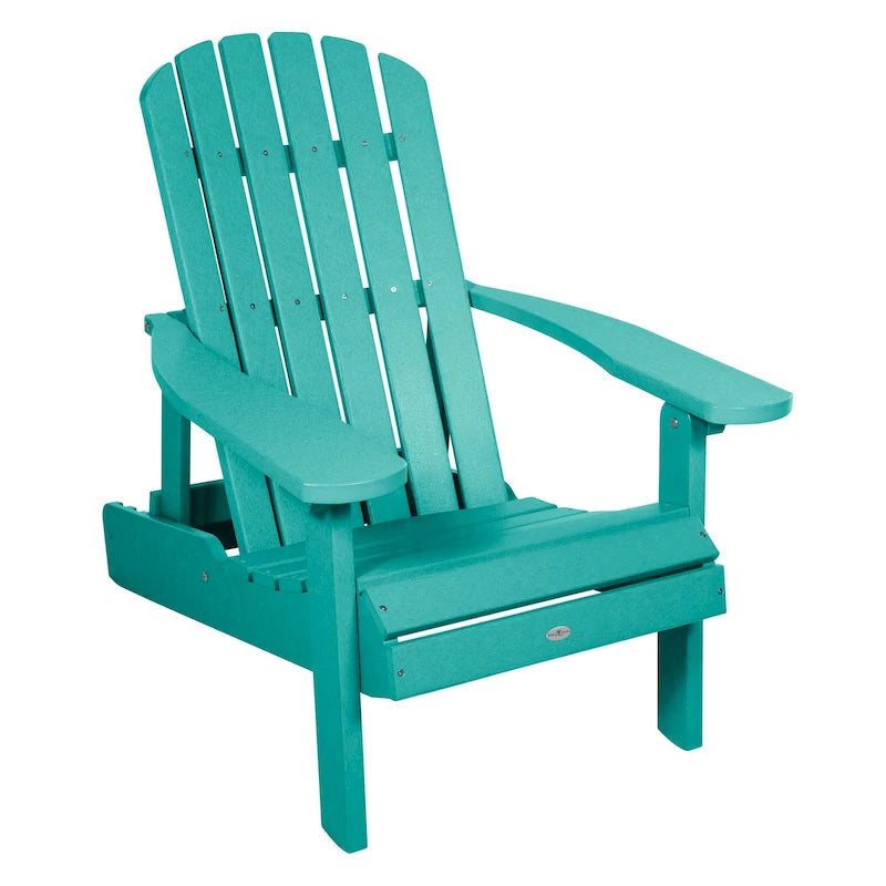 BAHIA VERDE OUTDOORS Chaise Adirondack pliante et inclinable Cape