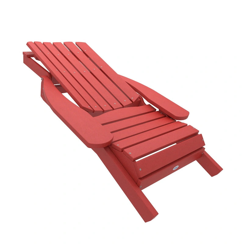 BAHIA VERDE OUTDOORS Chaise Adirondack pliante et inclinable Cape
