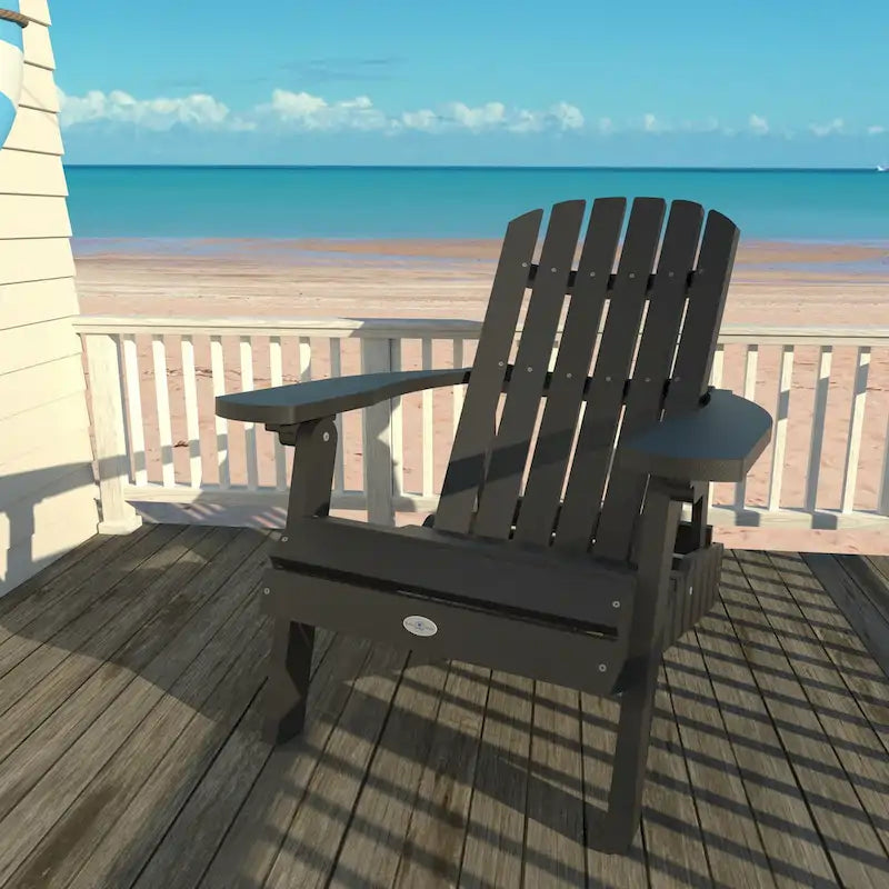 BAHIA VERDE OUTDOORS Chaise Adirondack pliante et inclinable Cape